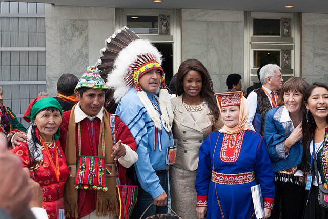 Participants at the World Conference on Indigenous PeoplesCredit: UN Photo/Yubi Hoffmann