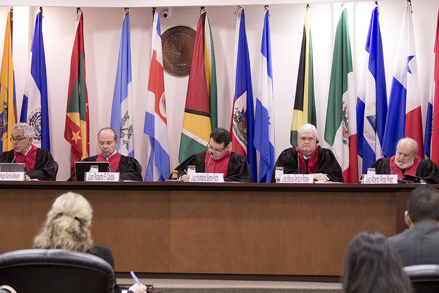 The Inter-American Court of Human Rights holds a hearing in the Gudiel Ramos case.Credit: IACtHR