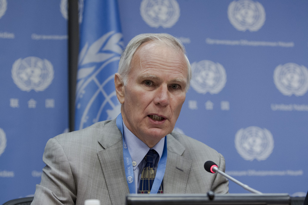 Philip Alston, Special Rapporteur on extreme poverty and human rights<br>Credit: UN Photo/Loey Felipe