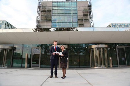 The ICC's new permanent premises.Credit: ICC