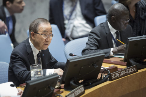 SG addresses the SC. VOTE: 15-0-0 Security Council meeting - Non-proliferation/Democratic People’s Republic of Korea